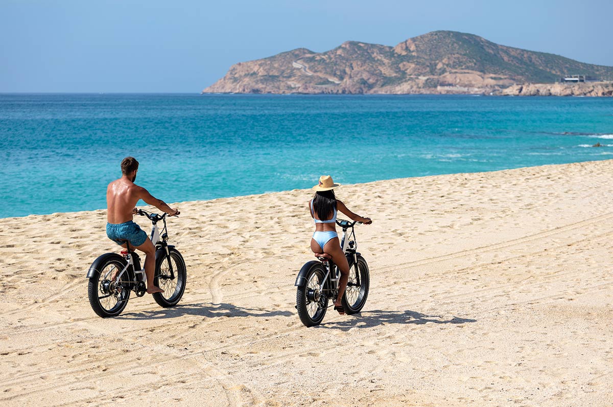 electric beach bicycle tour 